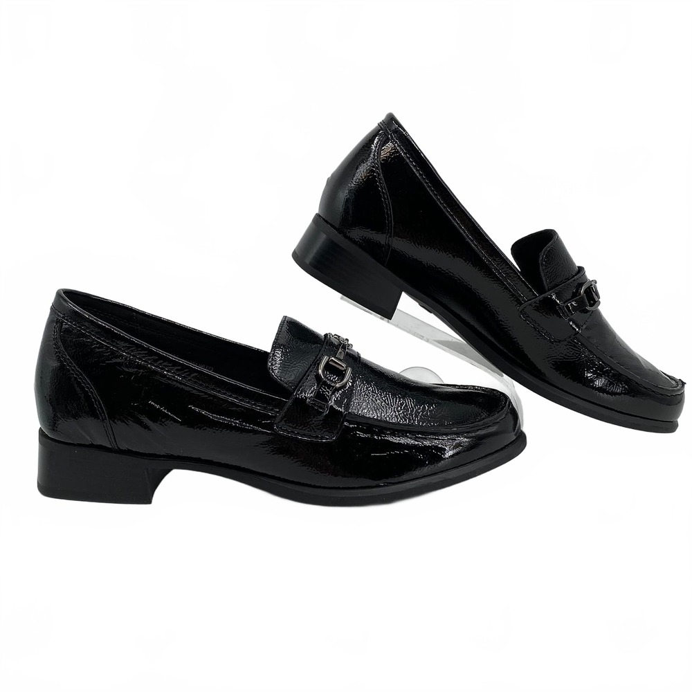 Munro Black Patent Leather Loafers | Women’s US 12, Made in USA